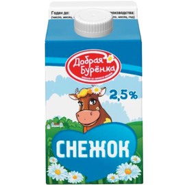 ДБ Снежок сладкий  2,5% пюр-пак 0,450кг* НОВ